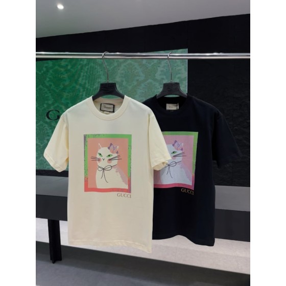 Gucci Early Spring Collection High-Weight Short-Sleeve